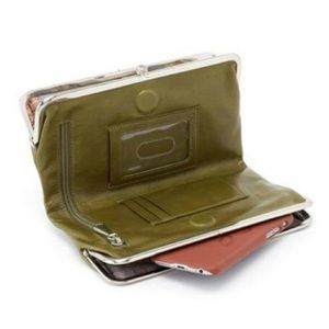Hobo | Lauren Wallet Clutch in Sage Green
